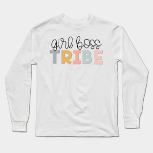 Girl Boss Tribe Muted Pastels Long Sleeve T-Shirt